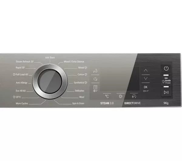 Hotpoint GentlePower H8W946WBUK 9Kg Washing Machine with 1400 rpm - White - A Rated | Atlantic Electrics