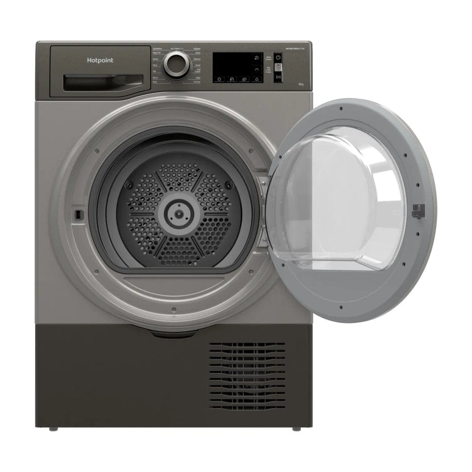 Hotpoint H3D81GSUK 8kg Freestanding Condenser Tumble Dryer Graphite | Atlantic Electrics