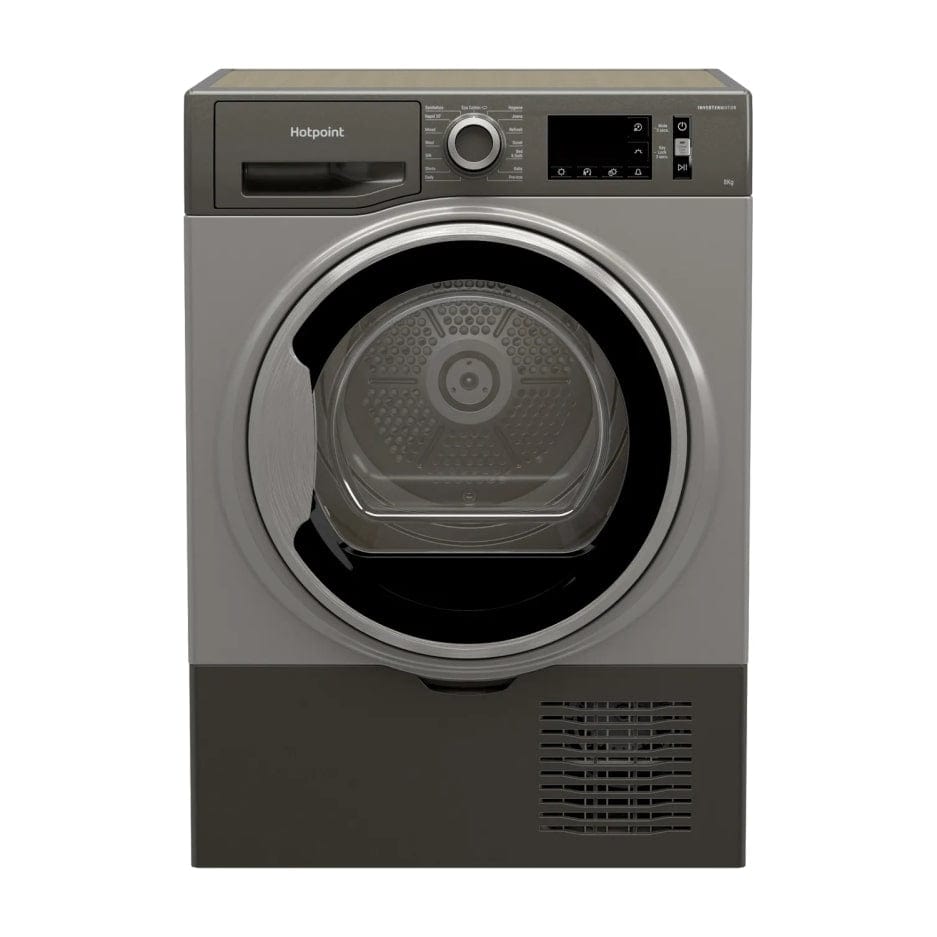 Hotpoint H3D81GSUK 8kg Freestanding Condenser Tumble Dryer Graphite | Atlantic Electrics