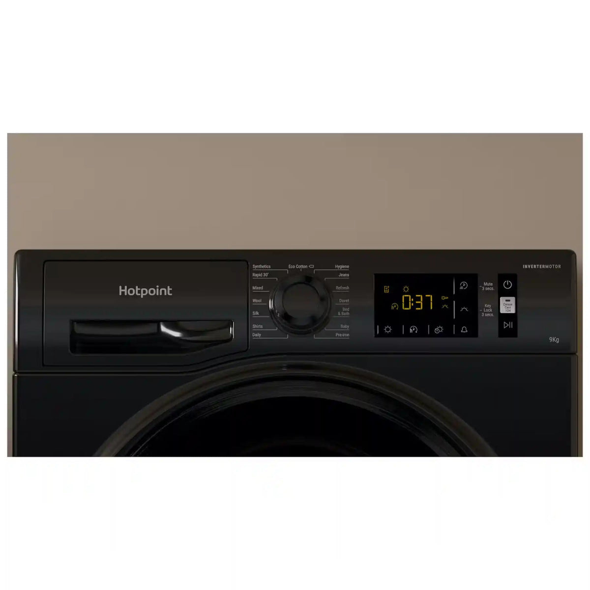 Hotpoint H3D91BUK 9Kg Freestanding Condenser Tumble Dryer - Black | Atlantic Electrics
