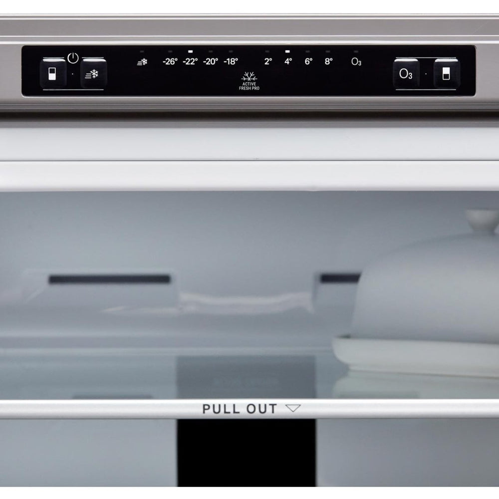 Hotpoint H7T911AKSHAQUA 70-30 Frost Free Fridge Freezer - Black - Stainless Steel - Atlantic Electrics - 39477925511391