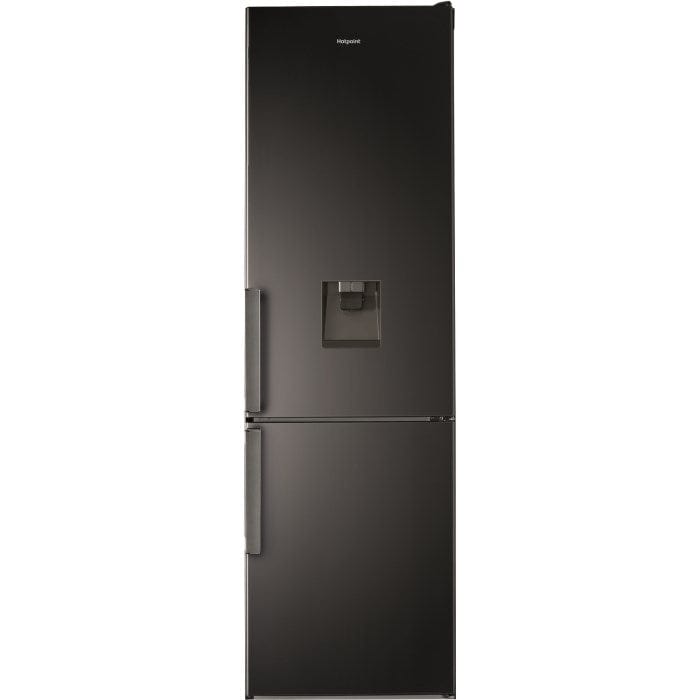 Hotpoint H7T911AKSHAQUA 70-30 Frost Free Fridge Freezer - Black - Stainless Steel | Atlantic Electrics