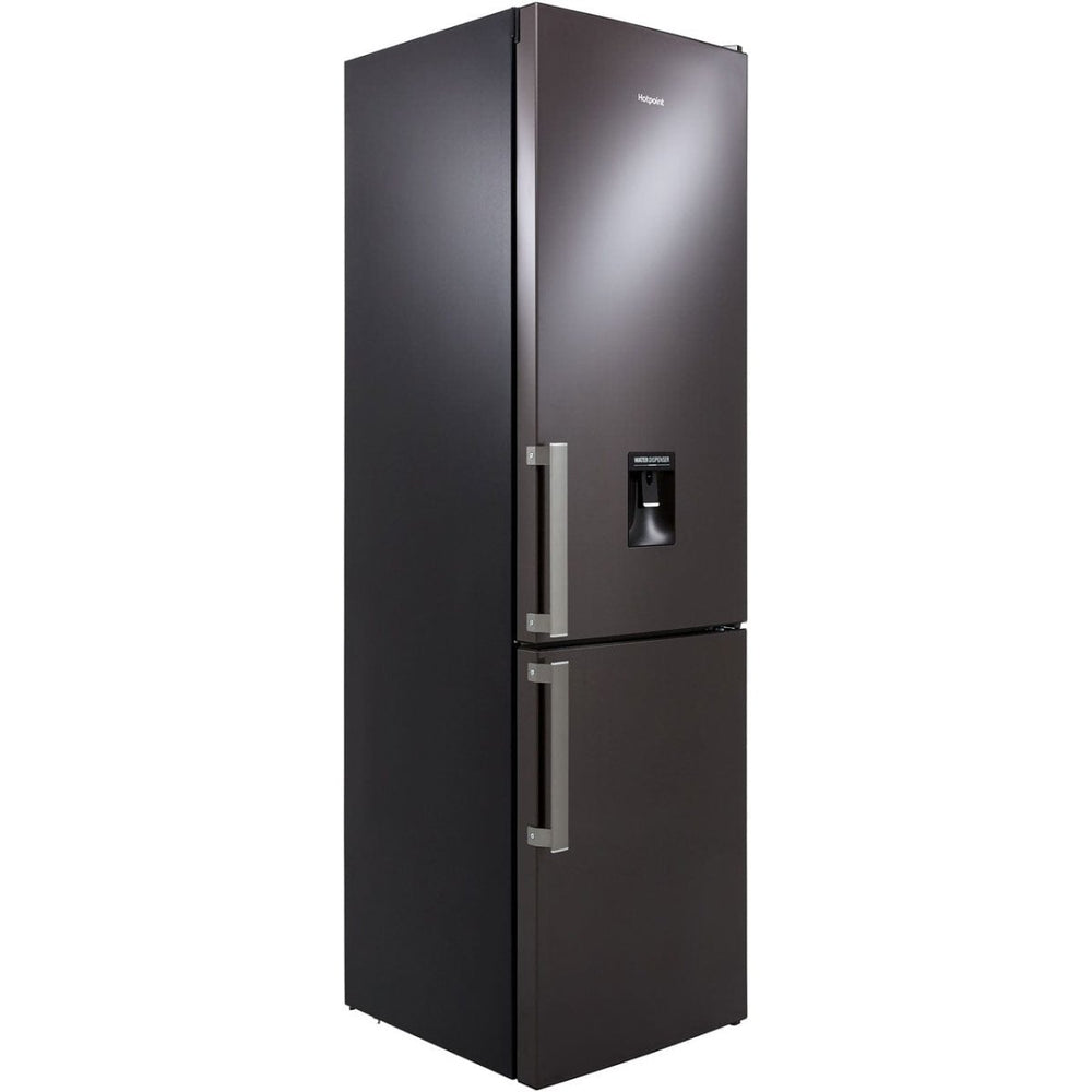 Hotpoint H7T911AKSHAQUA 70-30 Frost Free Fridge Freezer - Black - Stainless Steel - Atlantic Electrics - 39477925314783
