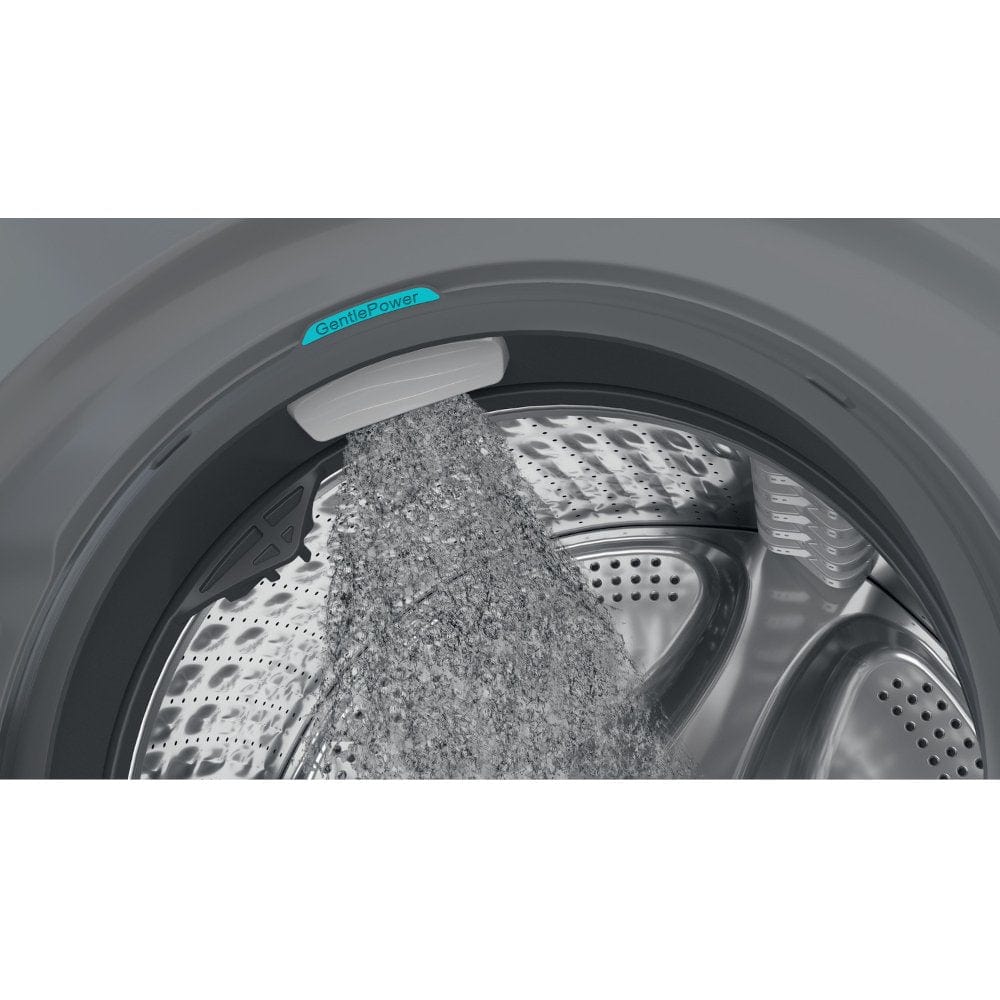 Hotpoint H8W046SBUK 10Kg Freestanding Washing Machine with 1400 Rpm, 59.9cm Wide - Silver | Atlantic Electrics