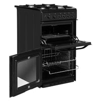 Thumbnail Hotpoint HD5G00KCB 50cm Twin Cavity Gas Cooker - 39477929607391