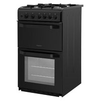 Thumbnail Hotpoint HD5G00KCB 50cm Twin Cavity Gas Cooker - 39477929705695