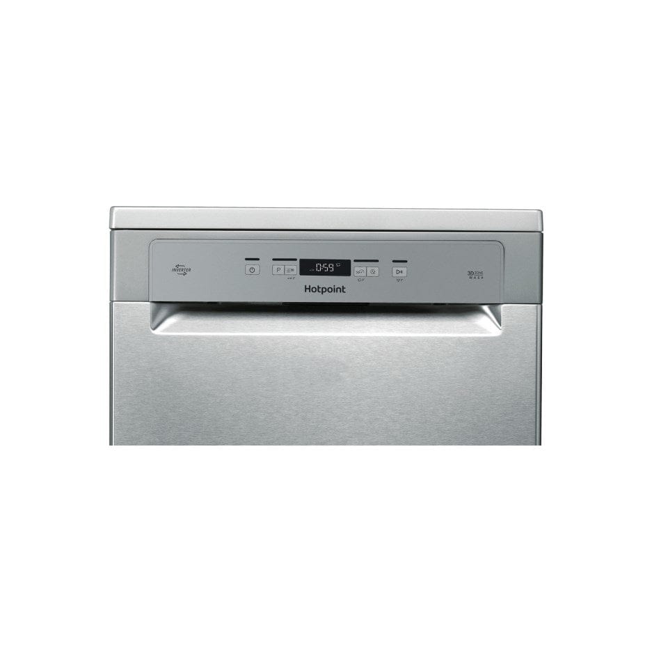 Hotpoint HFC3T232WFGXUK 14 Place 3DWashZone A++ Freestanding Dishwasher - Stainless Steel - Atlantic Electrics - 39477939831007