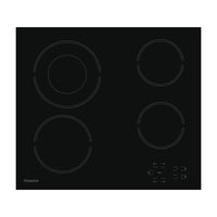 Thumbnail HOTPOINT HR612CH 4 Zone Crystal Finish CeramicTouch Control Hob in Black - 39478012739807