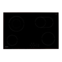 Thumbnail Hotpoint HR724BH 77cm 4 Zone Ceramic Hob in Black - 39478011658463