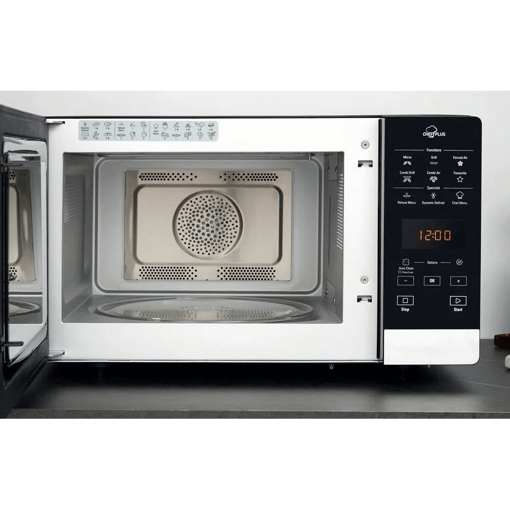 Hotpoint MWH2734B 25 Litre Ultimate Collection Combination Microwave, 52cm Wide - Black | Atlantic Electrics