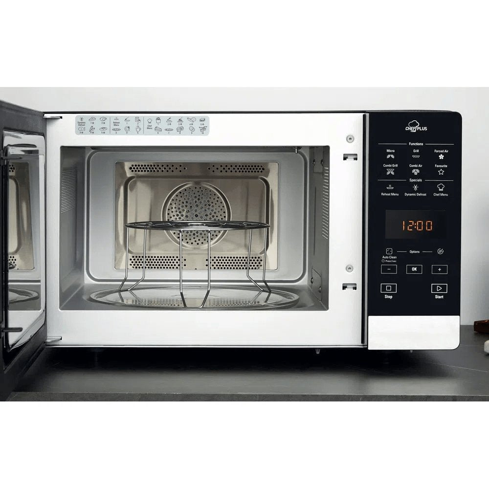 Hotpoint MWH2734B 25 Litre Ultimate Collection Combination Microwave, 52cm Wide - Black | Atlantic Electrics