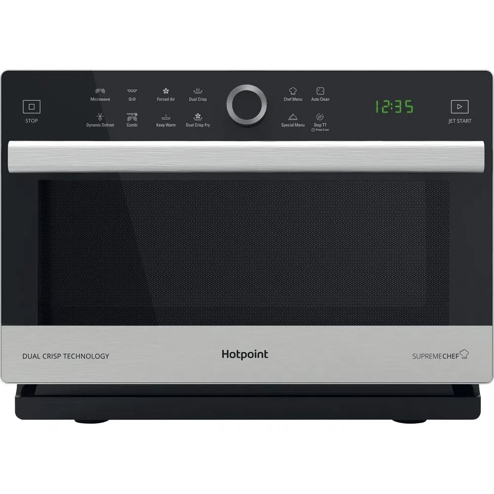 Hotpoint MWH338SX 33 Litre Freestanding Microwave, 49cm Wide - Stainless Steel | Atlantic Electrics