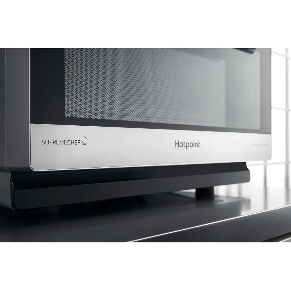 Hotpoint MWH338SX 33 Litre Freestanding Microwave, 49cm Wide - Stainless Steel | Atlantic Electrics