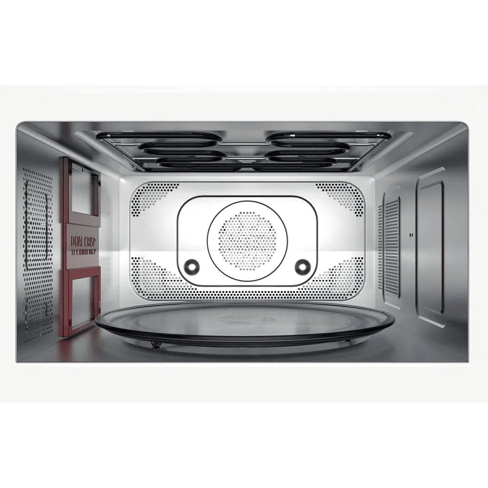 Hotpoint MWH338SX 33 Litre Freestanding Microwave, 49cm Wide - Stainless Steel | Atlantic Electrics