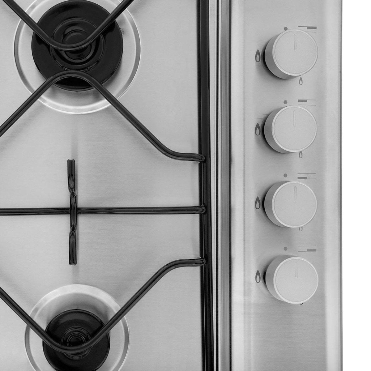 Hotpoint Newstyle PAN642IXH 58cm Gas Hob - Stainless Steel | Atlantic Electrics