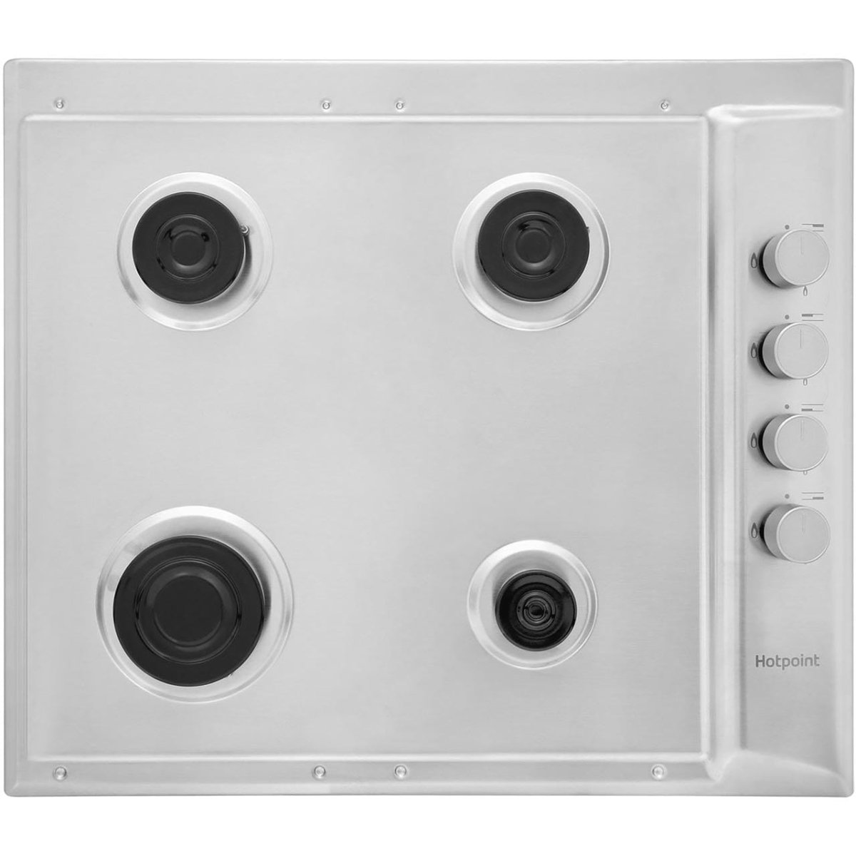 Hotpoint Newstyle PAN642IXH 58cm Gas Hob - Stainless Steel | Atlantic Electrics