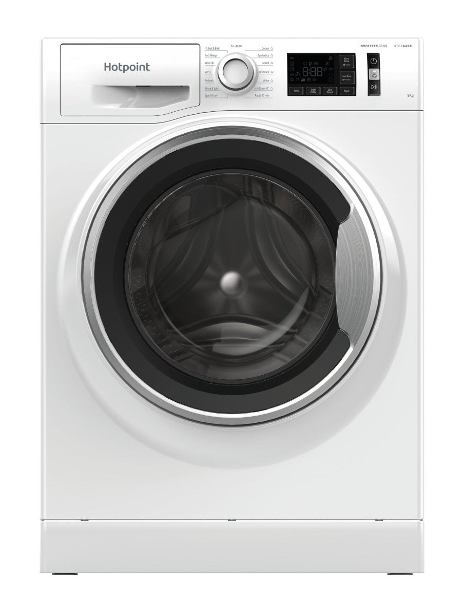 Hotpoint NM11945WSAUKN 9kg 1400 Spin Washing Machine with ActiveCare technology - White | Atlantic Electrics