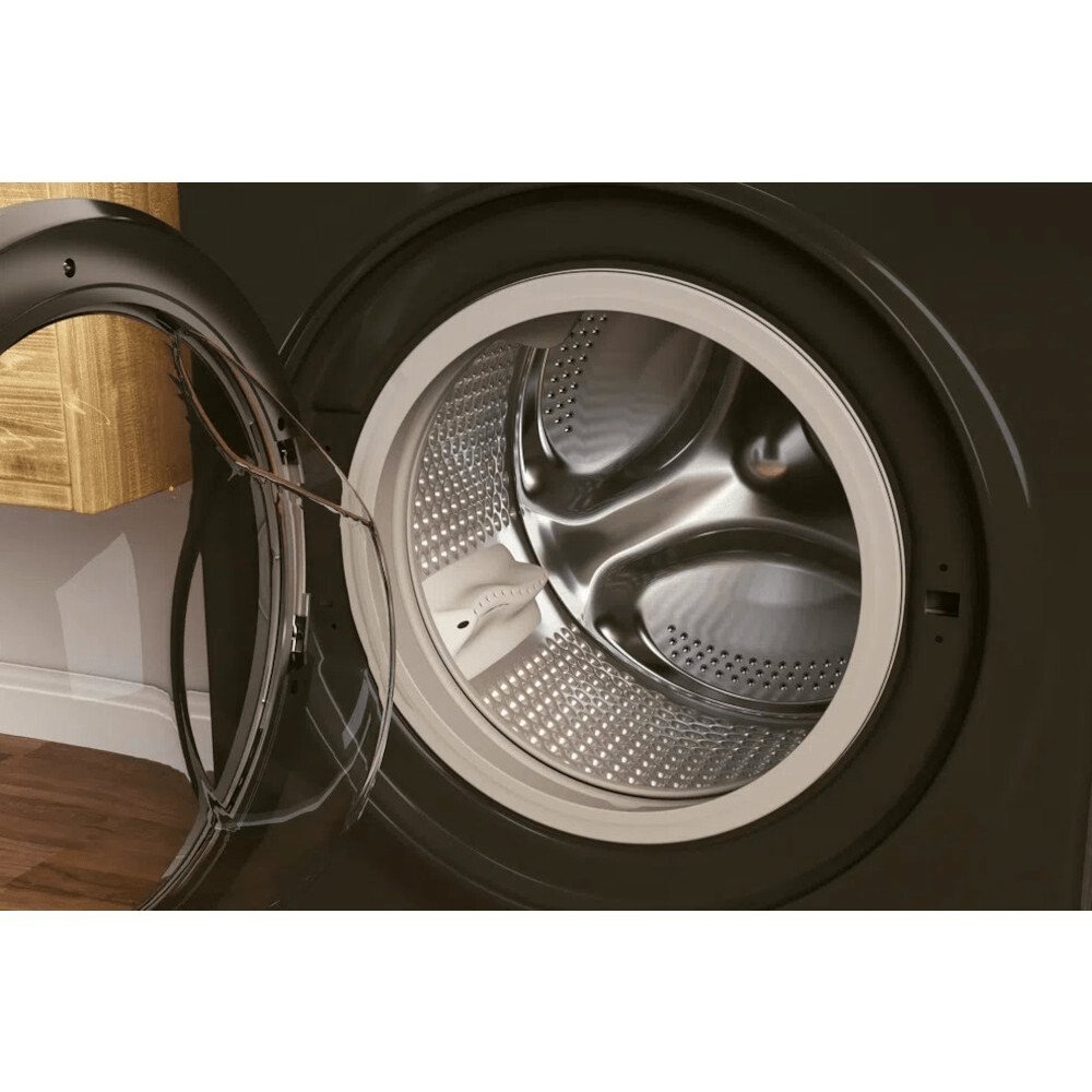 Hotpoint NM11946BCAUKN 9kg Washing Machine with 1400 rpm - Black | Atlantic Electrics