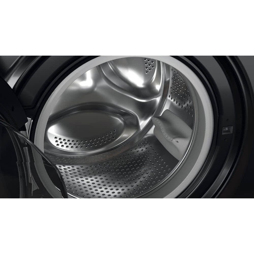 Hotpoint NSWM1044CBSUKN 10Kg Washing Machine with 1400 rpm - Black | Atlantic Electrics