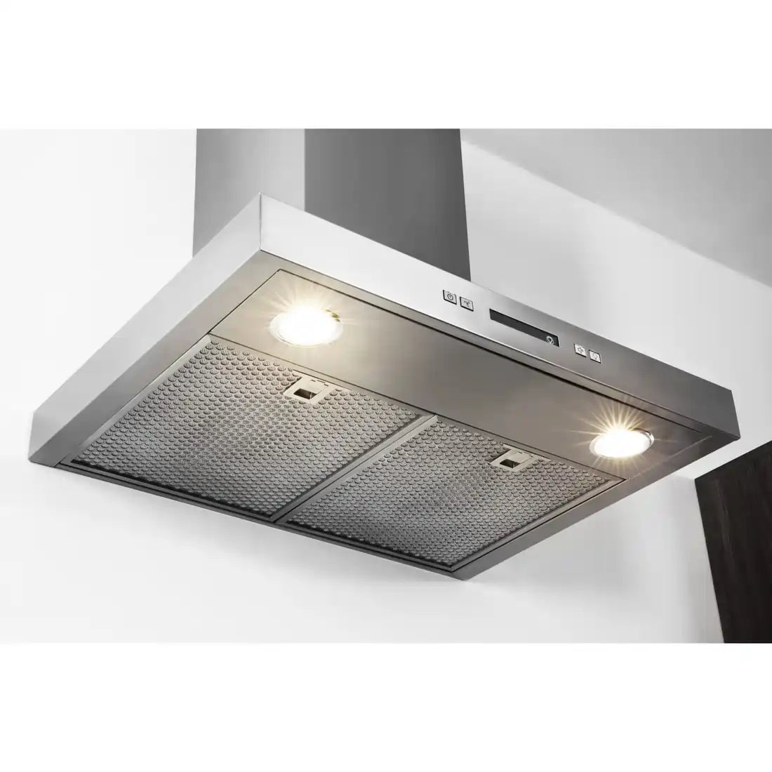 Hotpoint PHBS67FLLIX 60cm Shelf Style Chimney Cooker Hood - Stainless Steel | Atlantic Electrics