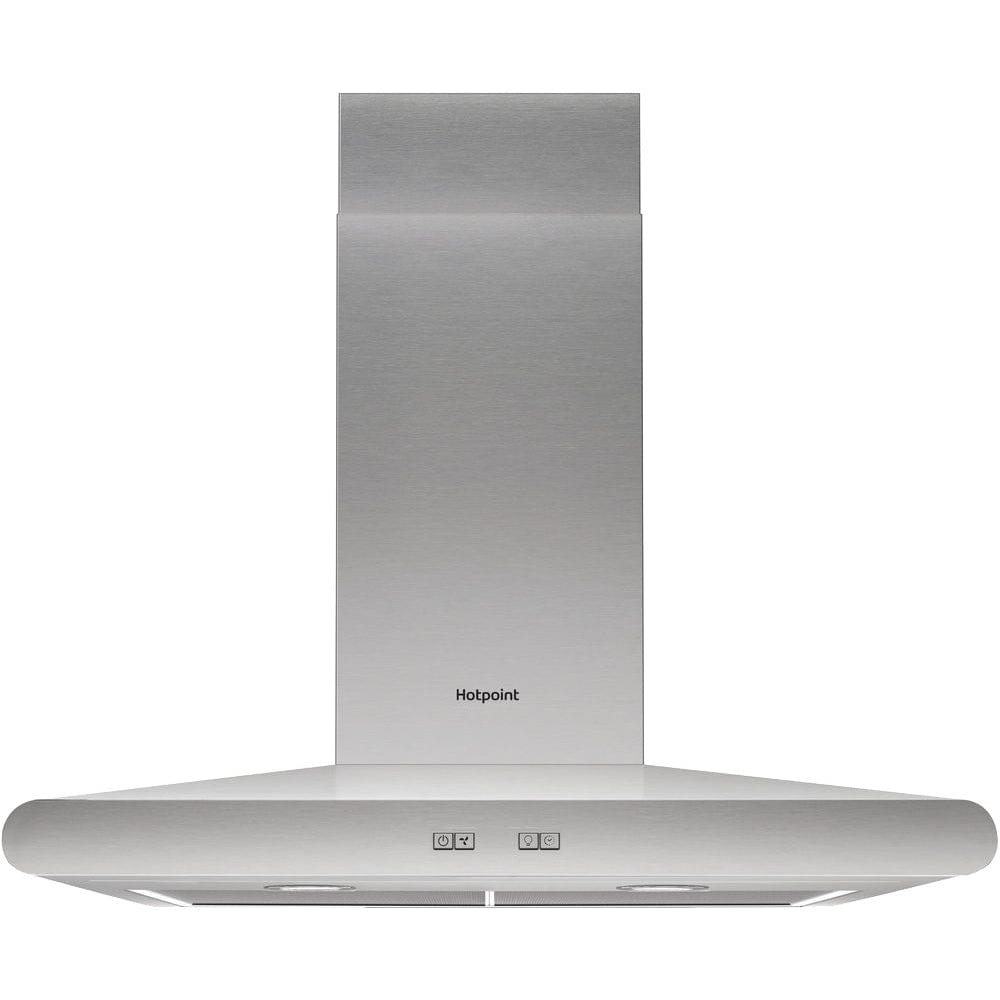 Hotpoint PHC67FLBIX 60cm Chimney Cooker Hood - Stainless Steel | Atlantic Electrics
