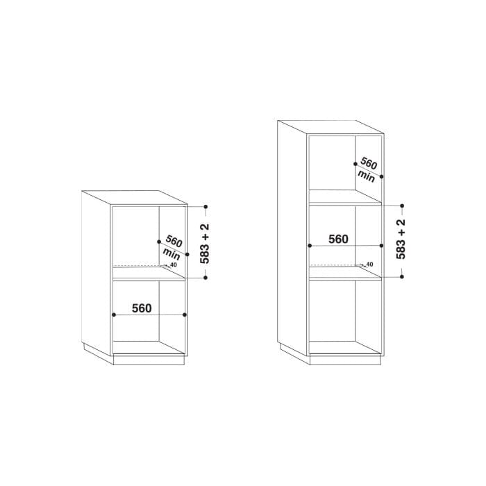 Hotpoint SA2540HBL 8 Function Electric Built-in Single Oven - Black | Atlantic Electrics