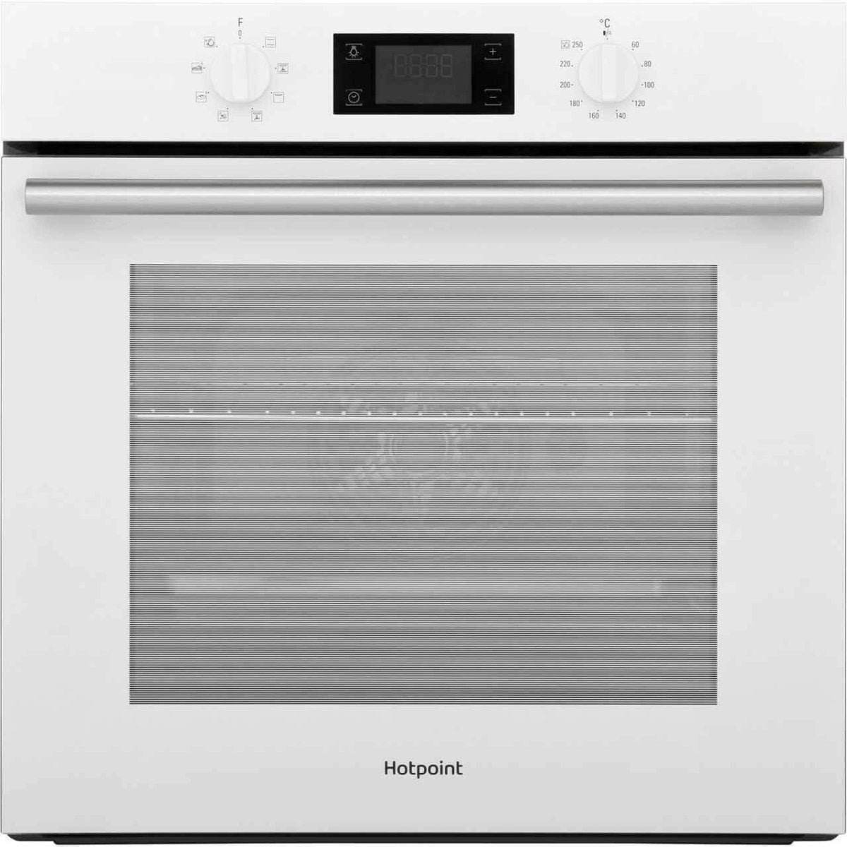 Hotpoint SA2540HWH Built In Electric Single Oven 66L- White | Atlantic Electrics
