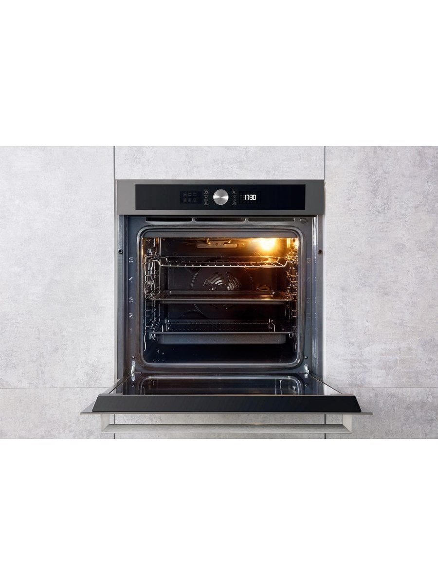 Hotpoint SI4854PIX Multifunction Single Oven With Pyrolytic Cleaning - Stainless Steel | Atlantic Electrics