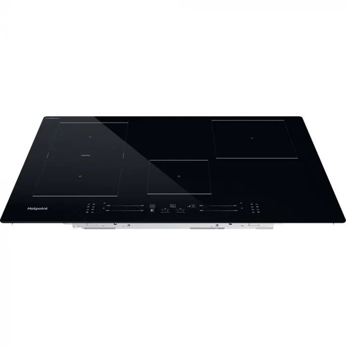 Hotpoint TS6477CCPNE 77cm 4 Zone Black Induction Hob with Flex Zone - Black | Atlantic Electrics
