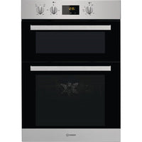 Thumbnail Indesit Aria IDD6340IX Built In Electric Double Oven - 39478059172063