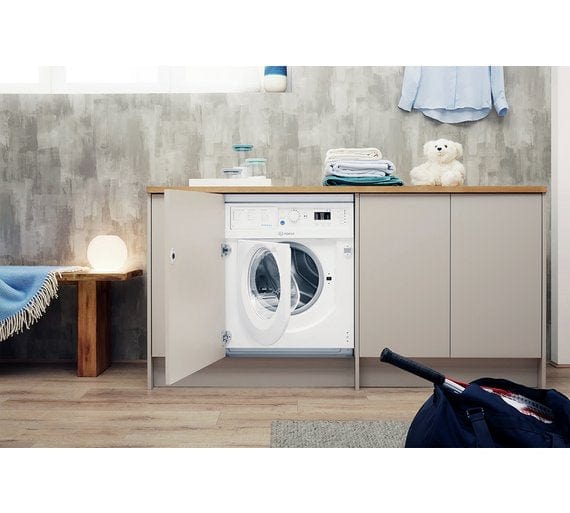 Indesit BIWMIL71252 Integrated 7Kg Washing Machine with 1200 rpm | Atlantic Electrics