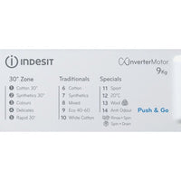 Thumbnail Indesit BIWMIL91484 9kg 1400rpm Integrated Washing Machine - 39478067593439