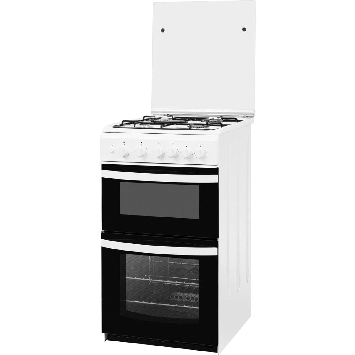 Indesit Cloe ID5G00KMW 50cm Gas Cooker with Full Width Gas Grill - White - A Rated | Atlantic Electrics
