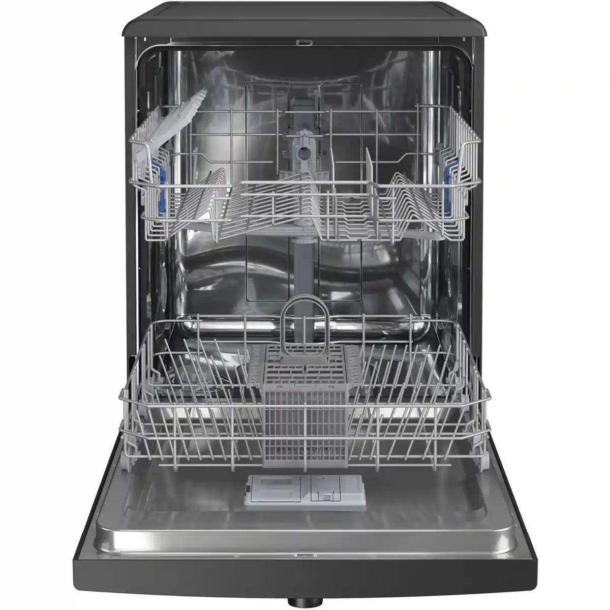 Indesit D2FHK26BUK 14 Place Settings Freestanding Dishwasher - Black | Atlantic Electrics