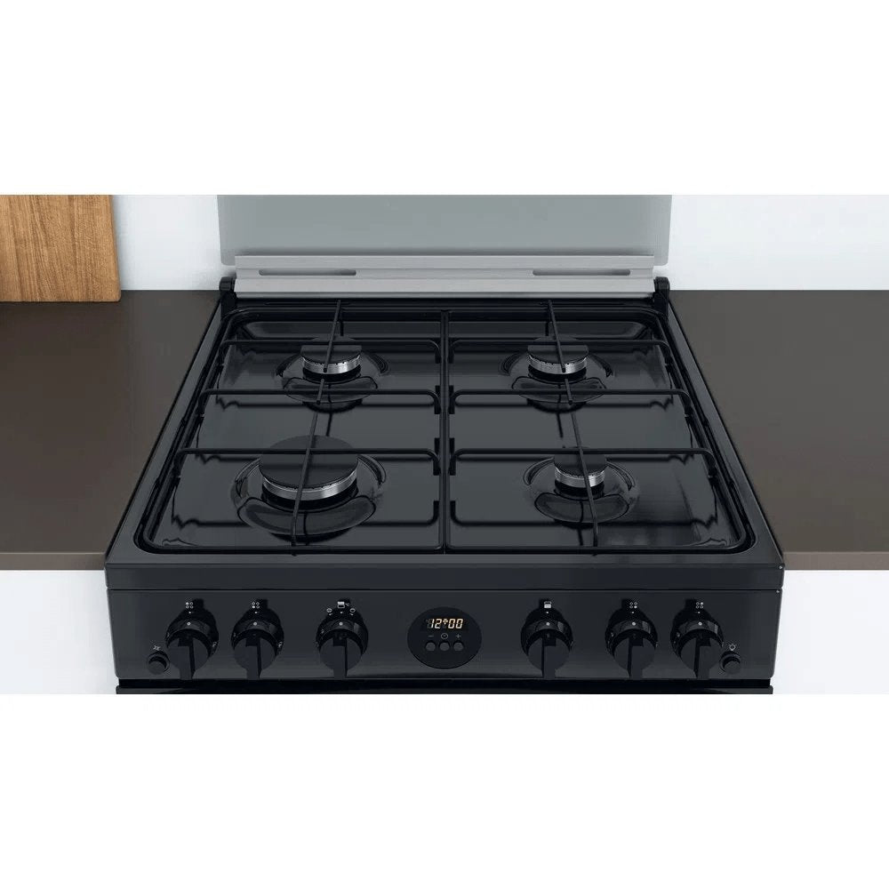 Indesit ID67G0MCBUK 85 Litre Double Cooker, 60cm Wide - Black | Atlantic Electrics