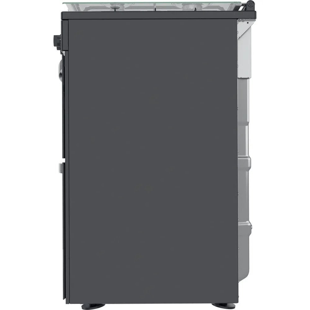 Indesit ID67G0MCBUK 85 Litre Double Cooker, 60cm Wide - Black | Atlantic Electrics