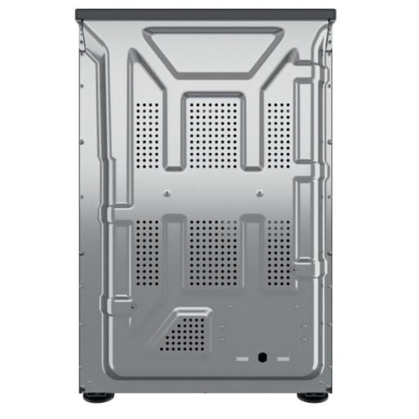 Indesit ID67V9KMBUK 60cm Electric Cooker in Black Double Oven Ceramic Hob | Atlantic Electrics