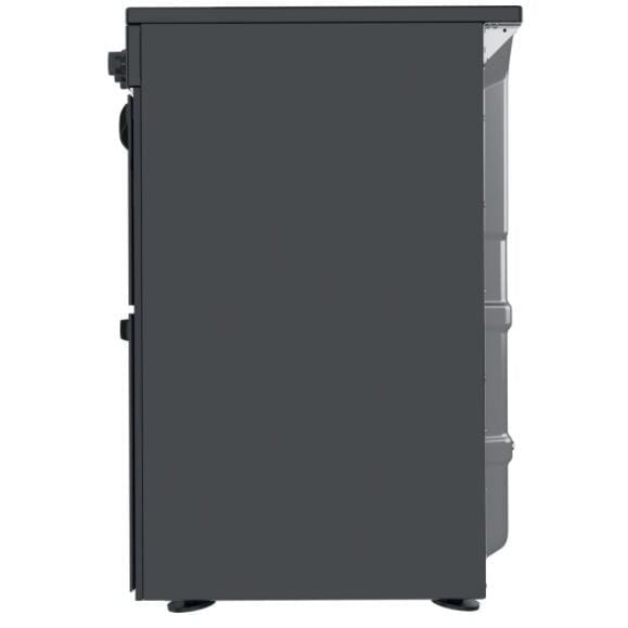 Indesit ID67V9KMBUK 60cm Electric Cooker in Black Double Oven Ceramic Hob | Atlantic Electrics