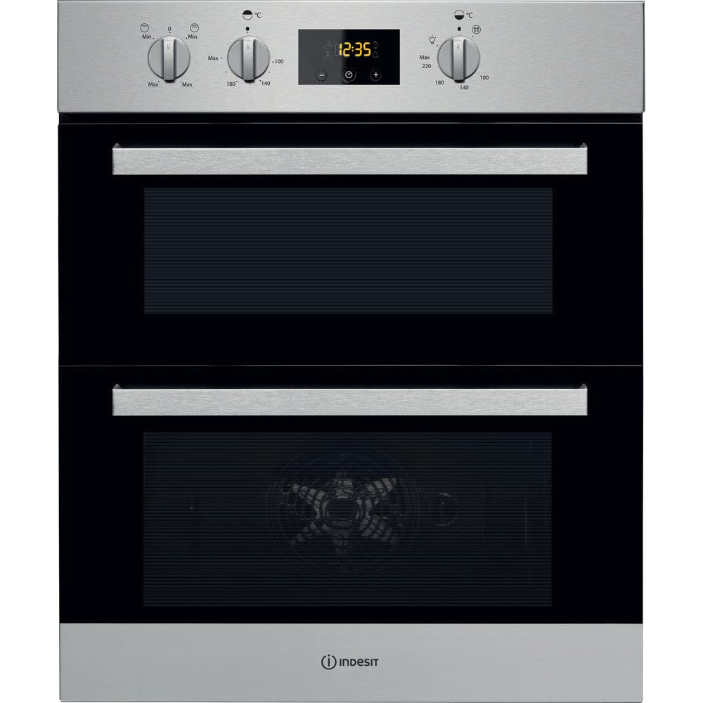 Indesit IDU6340IX Aria Electric Built Under Double Oven - Stainless Steel | Atlantic Electrics