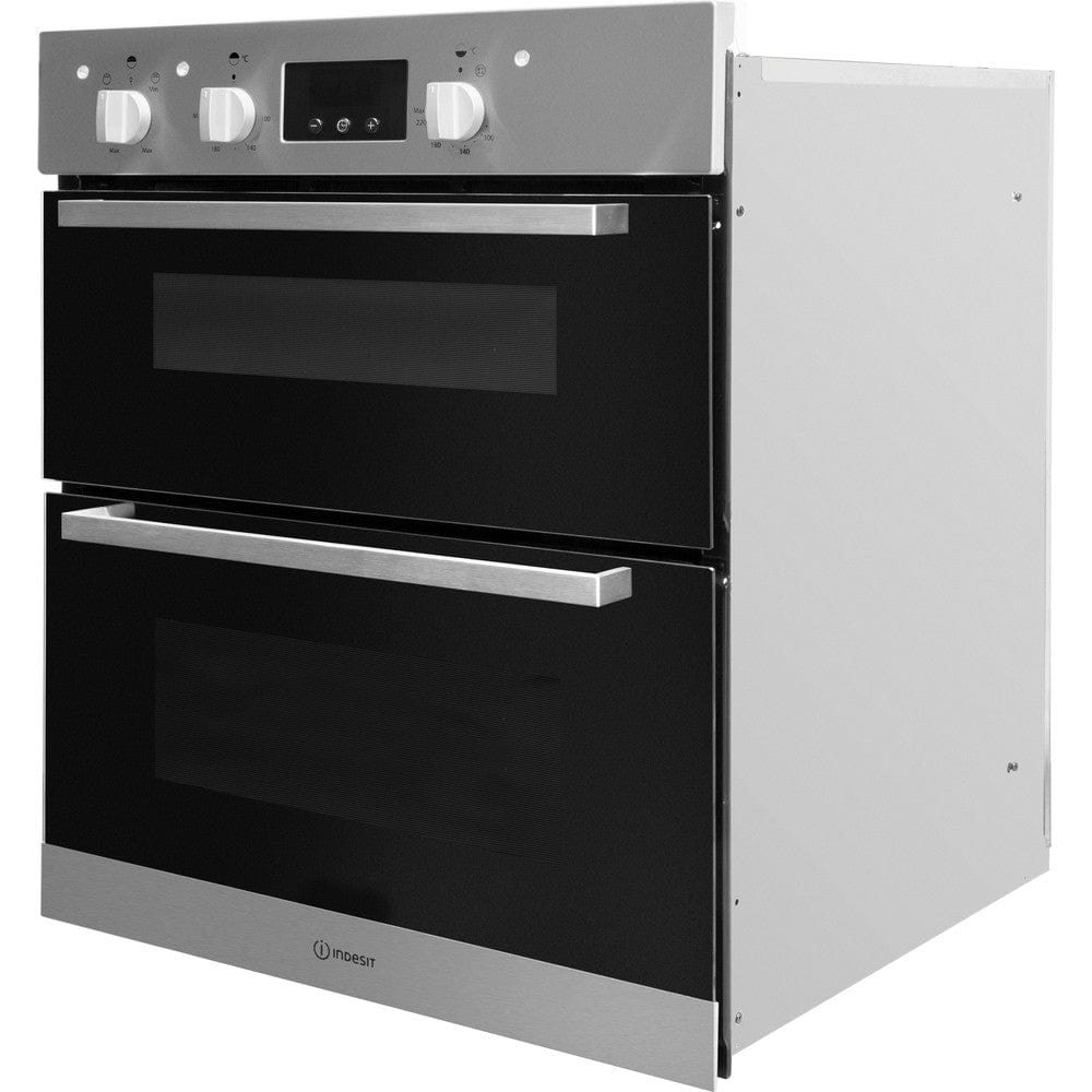 Indesit IDU6340IX Aria Electric Built Under Double Oven - Stainless Steel - Atlantic Electrics - 39478084862175