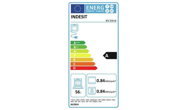 Indesit IFV5Y0IX 56L 60cm Single Electric Fan Oven Stainless Steel | Atlantic Electrics