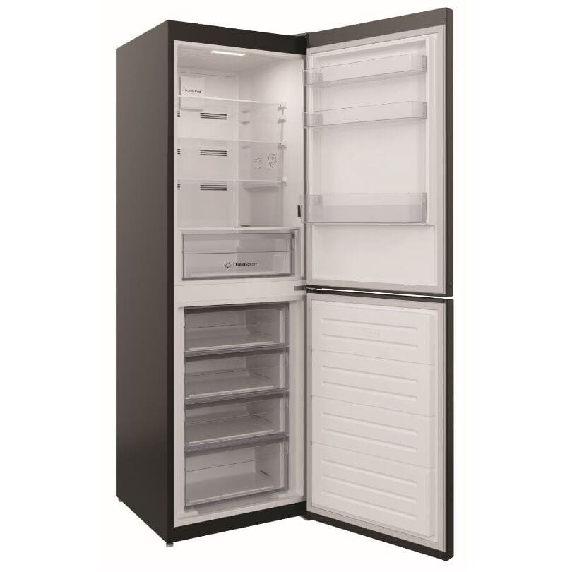 Indesit INFC850TI1K1 50-50 Frost Free Fridge Freezer - Black | Atlantic Electrics