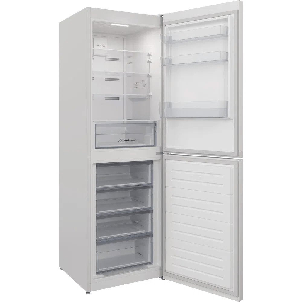 Indesit INFC850TI1W1 322 Litre 50/50 Split Freestanding Frost Free Fridge Freezer, 59.5cm Wide - White | Atlantic Electrics