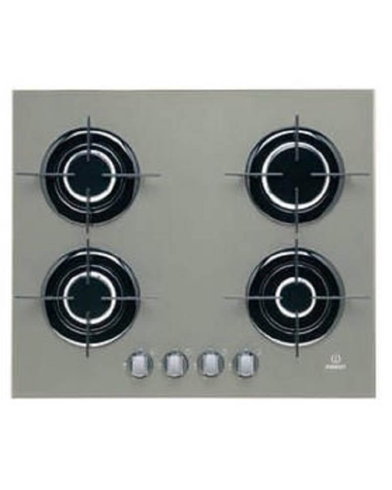 Indesit IPG640STD Four Zone 59cm Gas Hob in Turtledove | Atlantic Electrics