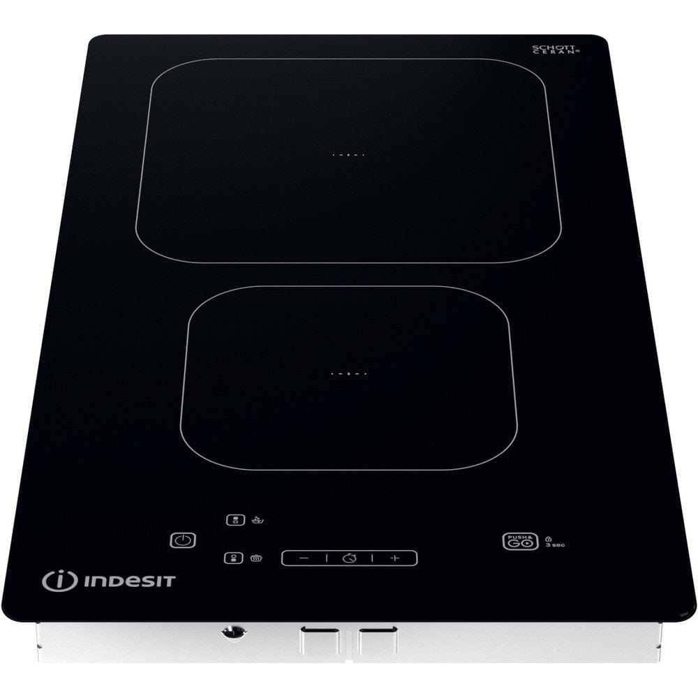 Indesit IS19Q30NE 30Cm Glass Induction With Dual Zone And Auto Functions - Black | Atlantic Electrics