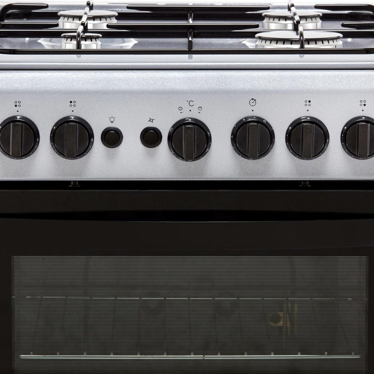 Indesit IS5G1PMSS 50cm Single Oven Gas Cooker - Silver | Atlantic Electrics