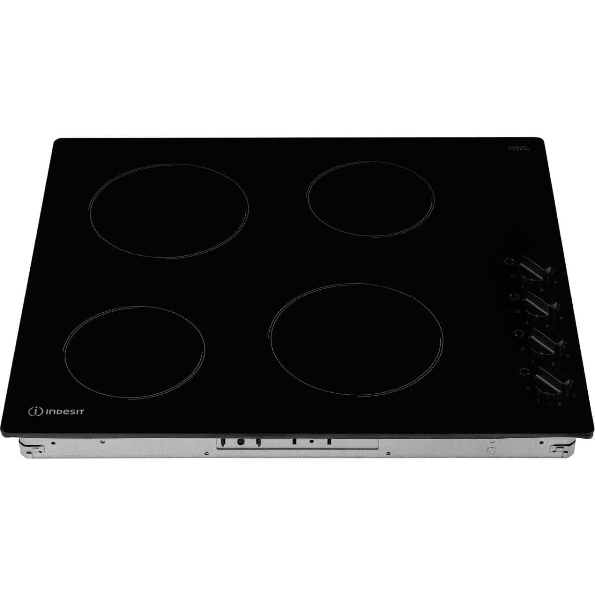 Indesit RI860C 58cm Ceramic Hob - Black | Atlantic Electrics