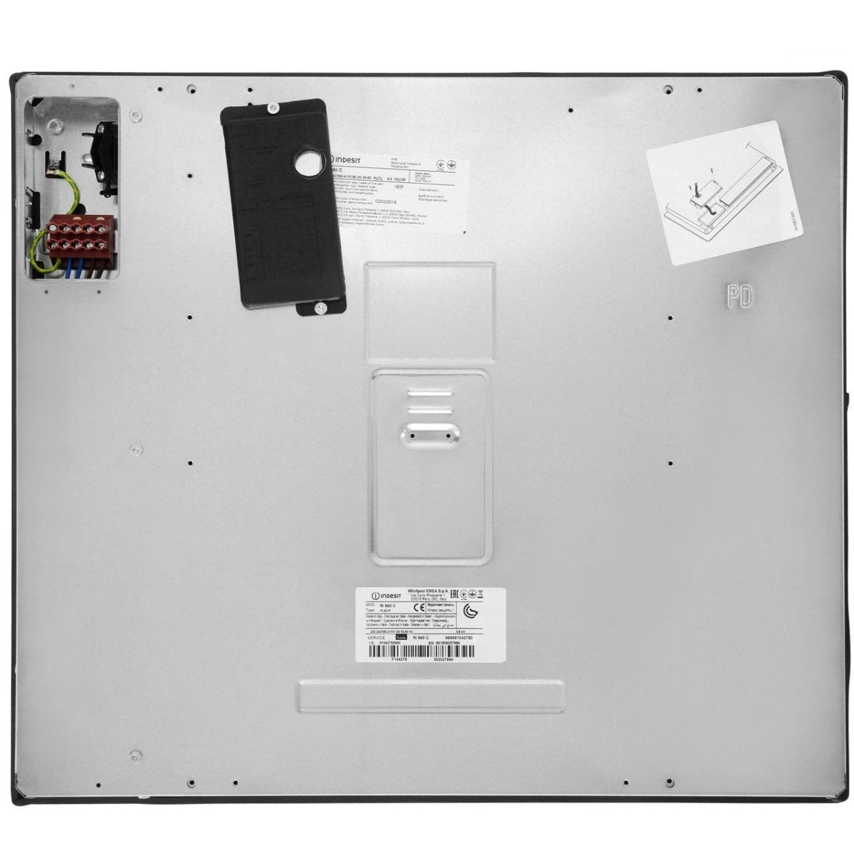 Indesit RI860C 58cm Ceramic Hob - Black | Atlantic Electrics