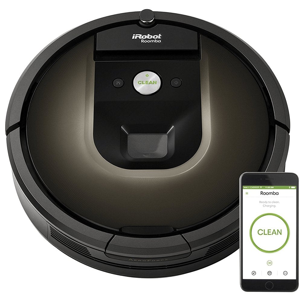iRobot Roomba 980 Robot Vacuum Cleaner Black Brown (Graded) - Atlantic Electrics - 39478109307103