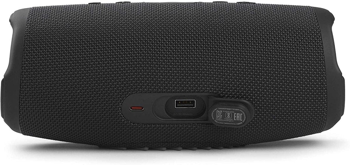JBL Charge 5 Waterproof Portable Bluetooth Speaker With Powerbank - Black | Atlantic Electrics